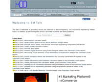 Tablet Screenshot of emtalk.com